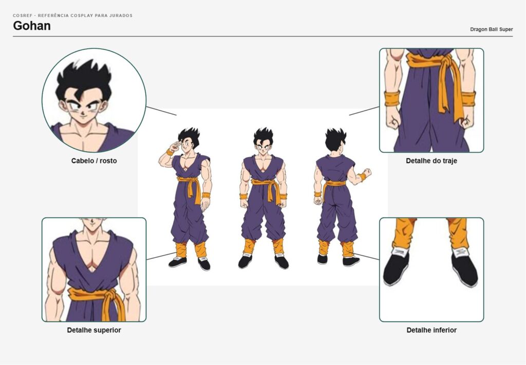 Gohan - referência cosplay